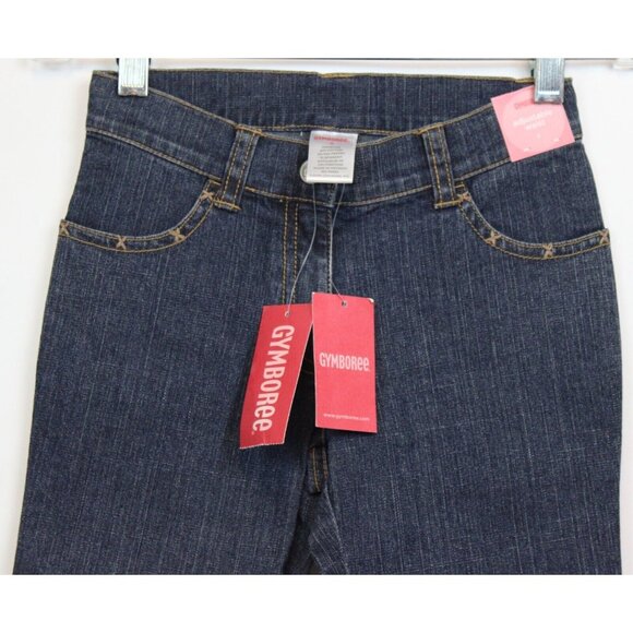2006 Gymboree Park City Luxe Scenic Lined Hem Jeans sz 5 NWT Flared Pony Cute - Picture 2 of 7
